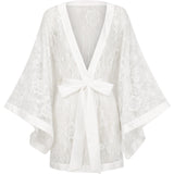 Bardot French Lace Kimono in White