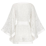 Bardot French Lace Kimono in White