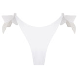 Irina Veil Tie Side Bottom in White